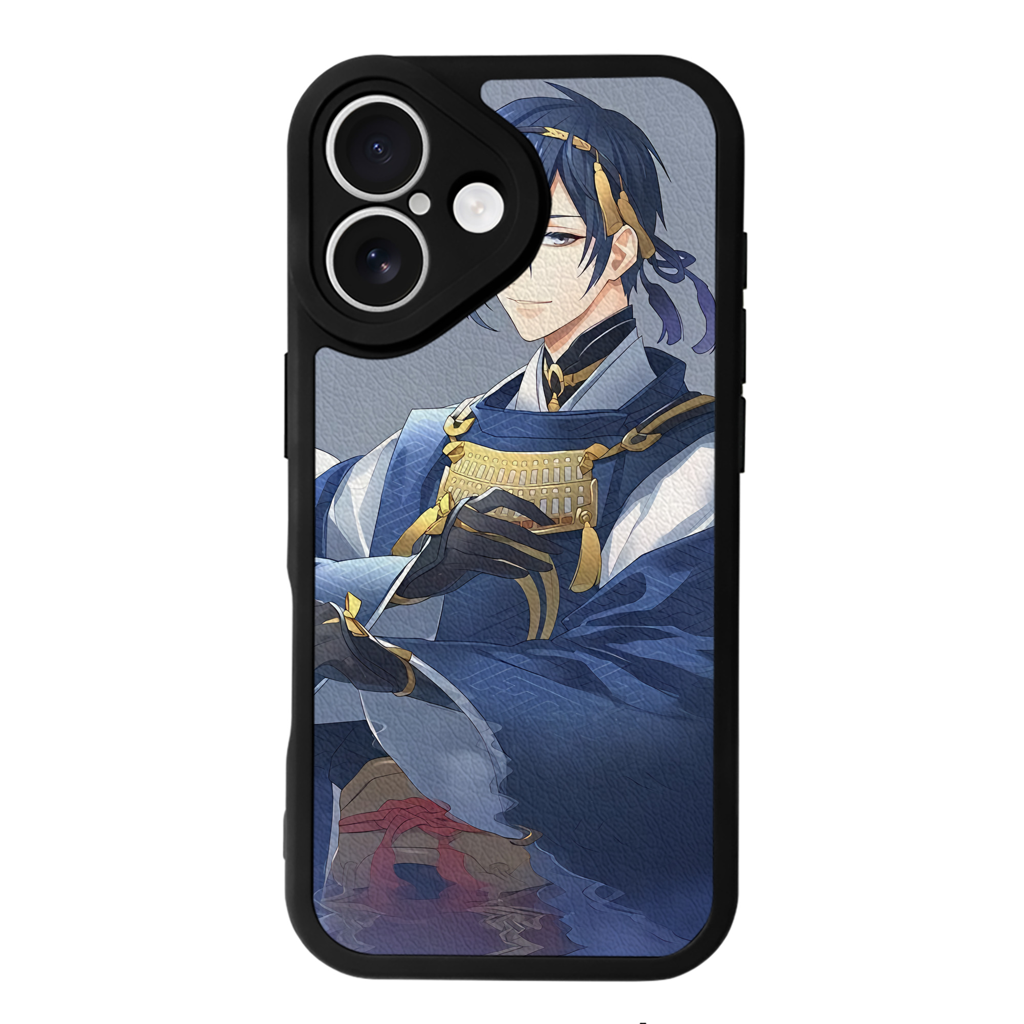（画像用） 刀剣乱舞 Touken Ranbu 【iPhone 16シリーズ対応】シリコンスマホケース（レザー調） 材質：シリコン